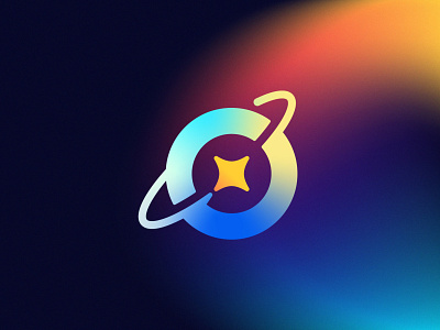 Orbit brand identity cosmos creative gradient icon logo design logo designer modern orbit planet professional science solar space sparkle star vibrant visual identity