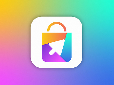 Online Store | eCommerce app icon app logo bag brand identity buy colorful e shop e store ecommerce logo icon modern logo mouse online shop sgopping shop shopping bag store vibrant