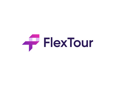 Flex Tour best tour logo best travel logo brand identity creative f letter flat ft journey letter mark log mark logo design modern logo move professional t letter tour tourism travel travel agency trip