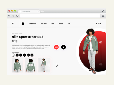 Online Fashion Store UI app application branding design desktop app interface ui uidesign uiux ux