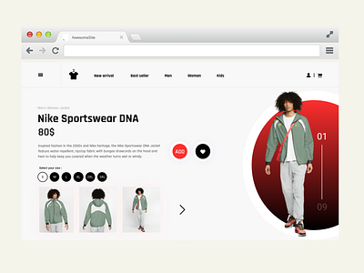 Online Fashion Store UI
