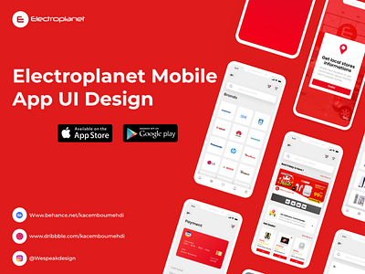 Electronics Store App UI Design (Electroplanet)