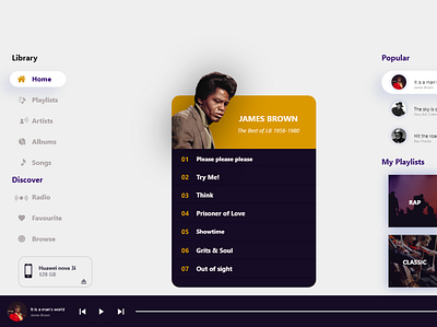 Music player APP app application design desktop desktop app desktop design illustration interface mockup music app music player uidesign uiux