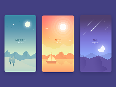 Illustration app design illustration ui 微光插画