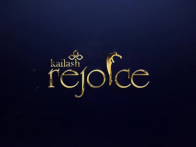 Kailash Rejoice 3drender gold logo rejoice