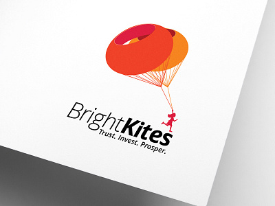 Bright Kites branding bright kite kites logo