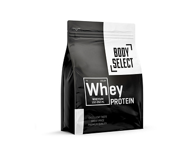 Protein packaging design blackandwhite branding csomagolasdesign csomagolastervezes packagingdesign proteinpackaging typologo wheyprotein