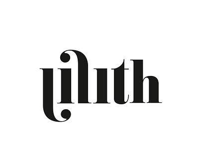 Logo design letterlogo lilith logodesign logotervezes typoinspiration typologo