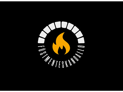 Logodesign competition - Füstmenteskandalló.hu branding fireplace fireplacelogo logo logodesign logotervezes