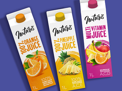 Juices packaging design