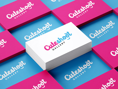 Logodesign "Cuteshoot gallery" branding design letterlogo logo design logodesign logotervezes typography typologo