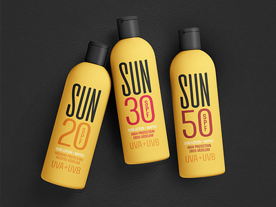 Sunscreen packaging design