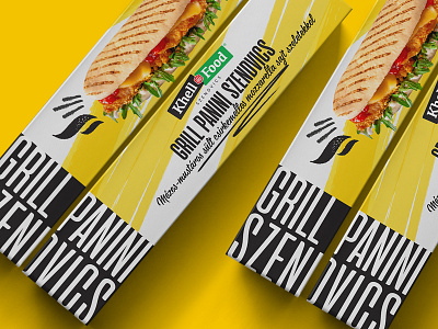 Packaging design for frozen sandwiches branding csomagolasdesign csomagolastervezes design foodpackaging packagingdesign typography