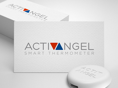 Logodesign - "Activangel" smart thermometer logodesign