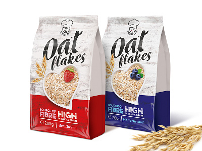 packaging design - oatflakes oatflakes packagingdesign