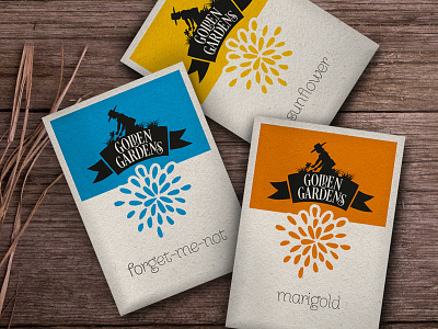 Logo and packaging design - flowerseeds flowerseeds gardening logodesign packagingdesign