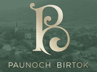 Logo design for a hungarian vinery "PB"