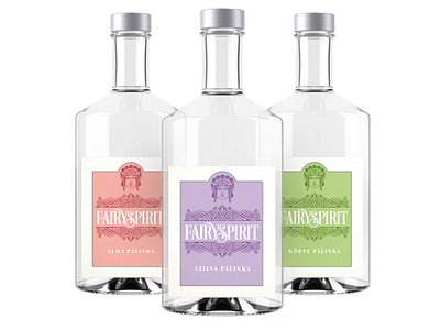 Labeldesign - hungarian spirits "pálinka" alcohollabel labeldesign packagingdesign spiritlabel