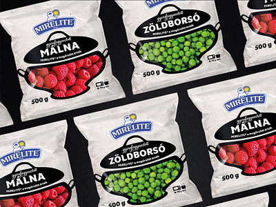 Packaging design - frozen fruits and vegetables frozenfood packagingdesign