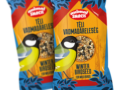 Logo and packaging design - Winter birdseed birdseed logodesign packagingdesign