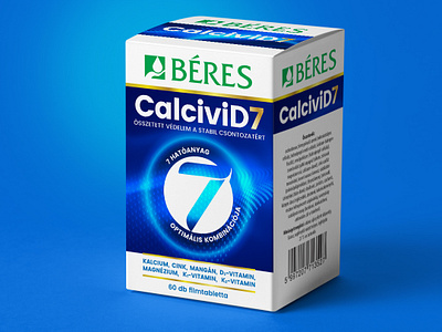 "Béres" CalciviD7 packaging design dietarysupplement packagedesign packaging
