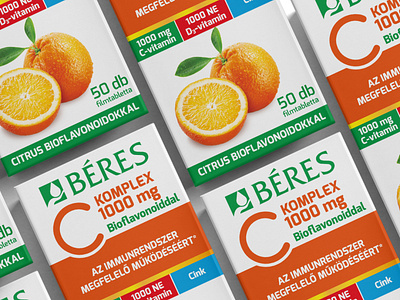 Béres C KOMPLEX vitamine packaging design