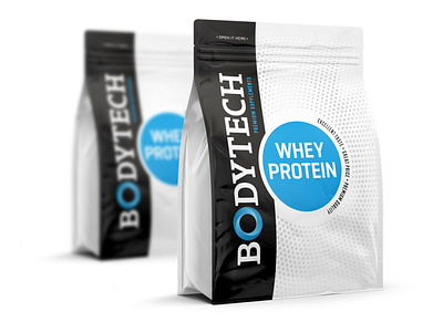 Logo and packaging design - whey protein