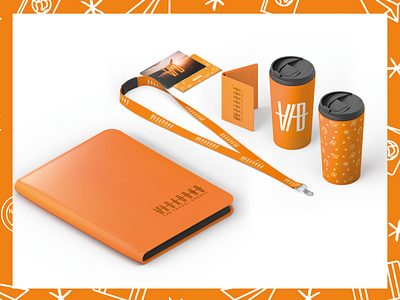 Vagabund Merchandise branding colour palette colour pallette design illustration isometric lanyard mockup logo logo creation merchandise design mockup mug notebook mockup postcard design travel mug travel mug mockup typography vector