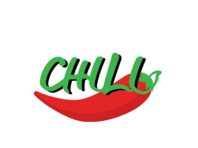 Chili Logo branding design flat icon logo typography