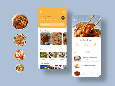Recipes App 2020 2020 trend adobe design food iphone mobile mockup recipe recipes shot ui uidesign ux xd xddailychallenge