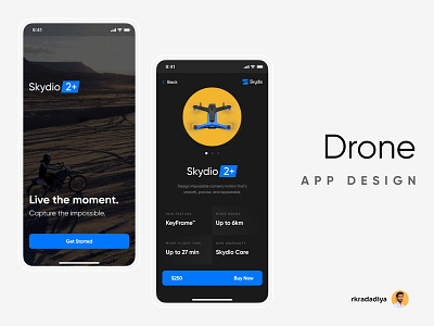 Drone Mobile App Concept 🔥