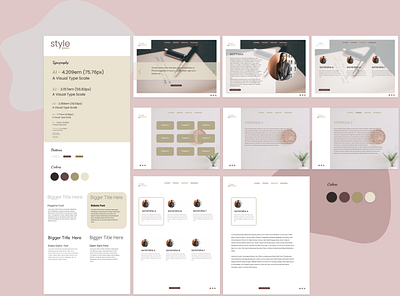 BUSINESS LAW FIRM business mockup styleguide ui website