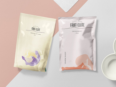 Fruitelute Branding & Packaging brand branding concept fruits and nuts ideas logo packagedesign pastels