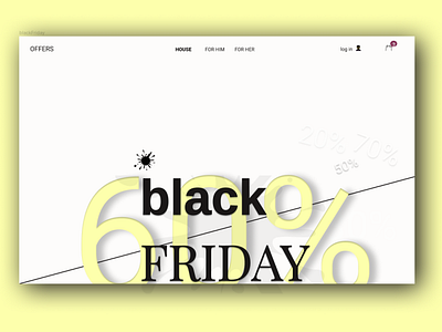 Blackfriday Version 2 black and white blackfriday design ideas shopping ui web