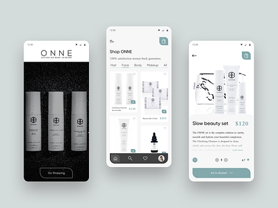 Mobile App - Cosmetics ONNE