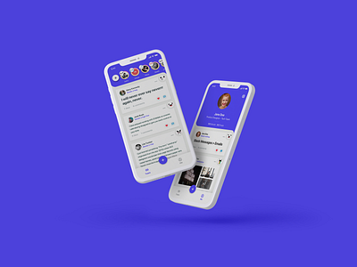 MoodUp app design communication design system emoji emotion mobile moods navigation bar profile social media status update stories teams updates