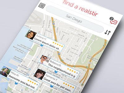 Search Result - map agent app home house icon ios location map real estate rent rental result