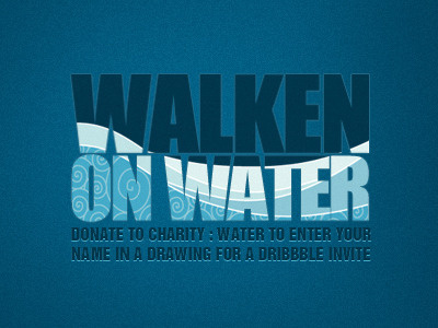 Walken on Water blue rebound walken on water
