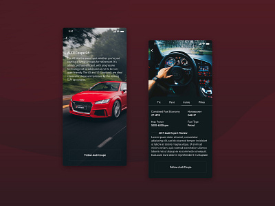 Car rental app app app ui audi car design product design rental social app ui ux uxdesign