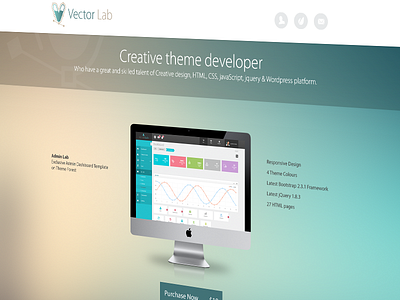 Vectorlab theme development vector lab web design