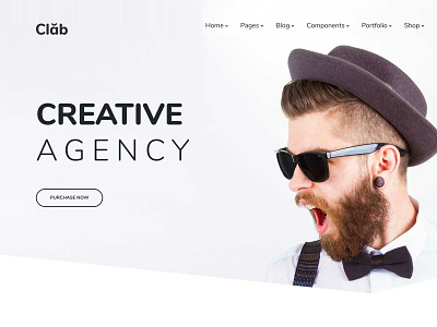 Creative Home Page agency bootstrap business charity corporate creative gym and fitness insurance job listing portfolio products landing responsive startup travel
