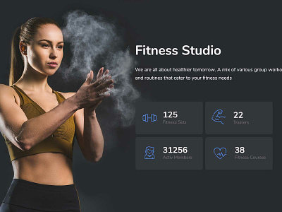Gym & Fitness agency bootstrap business charity corporate creative gym and fitness insurance job listing portfolio products landing responsive startup travel