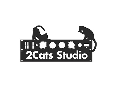 2Cats Studio Logo branding branding design design design art illustration illustrator logo logodesign logotype vector