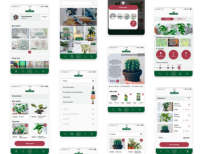 Plantorama app app app design application appui ecomerce flower green interior leaf plant pot product shop shoppingapp ui ui design ux ux design