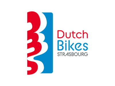 Logo - Dutch Bikes Strasbourg adobe bike bikes brand branding color design dutch flag font logo logotype men road sale stickers strasbourg typo vector