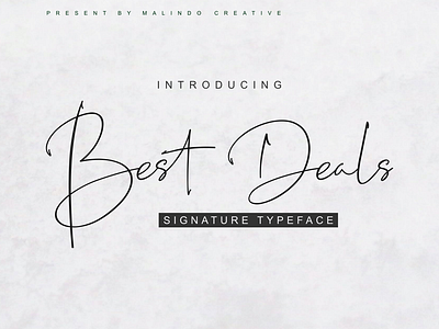 Best Deals branding design illustration signature fonts vector