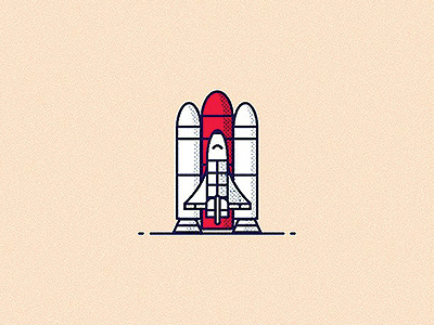 Space Shuttle icon illustration illustrator photoshop shuttle space spaceshuttle vector