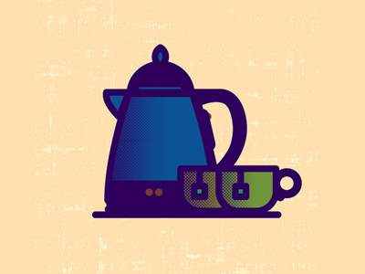 Mornings breakfast icon illustration illustrator kettle photoshop tea vector