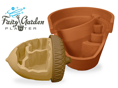 Fairy Garden Planter Logo and Product Photography logo photography