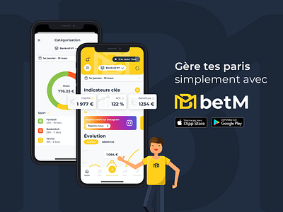 Design of betM app